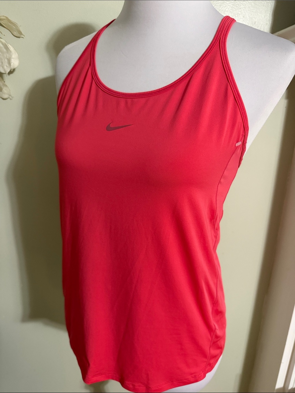 Nike Racerback Tank Coral Pink Performance Large - Picture 3 of 3